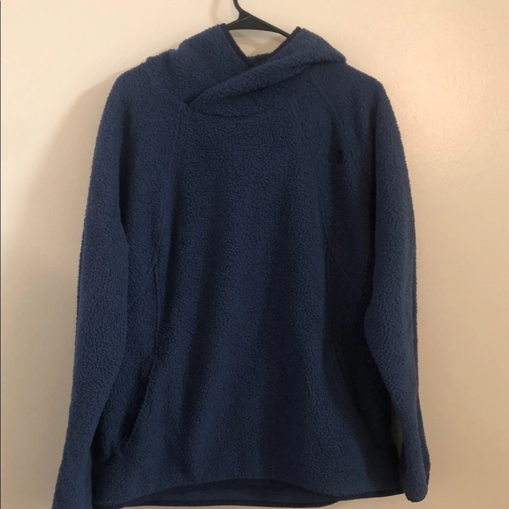 The North Face Blue Sherpa Pullover